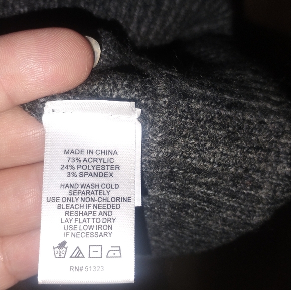 CeCe Bow Accent Sweater Women’s  Crew Neck Gray Stretchy Pullover SZ 2X NWT - Picture 5 of 5